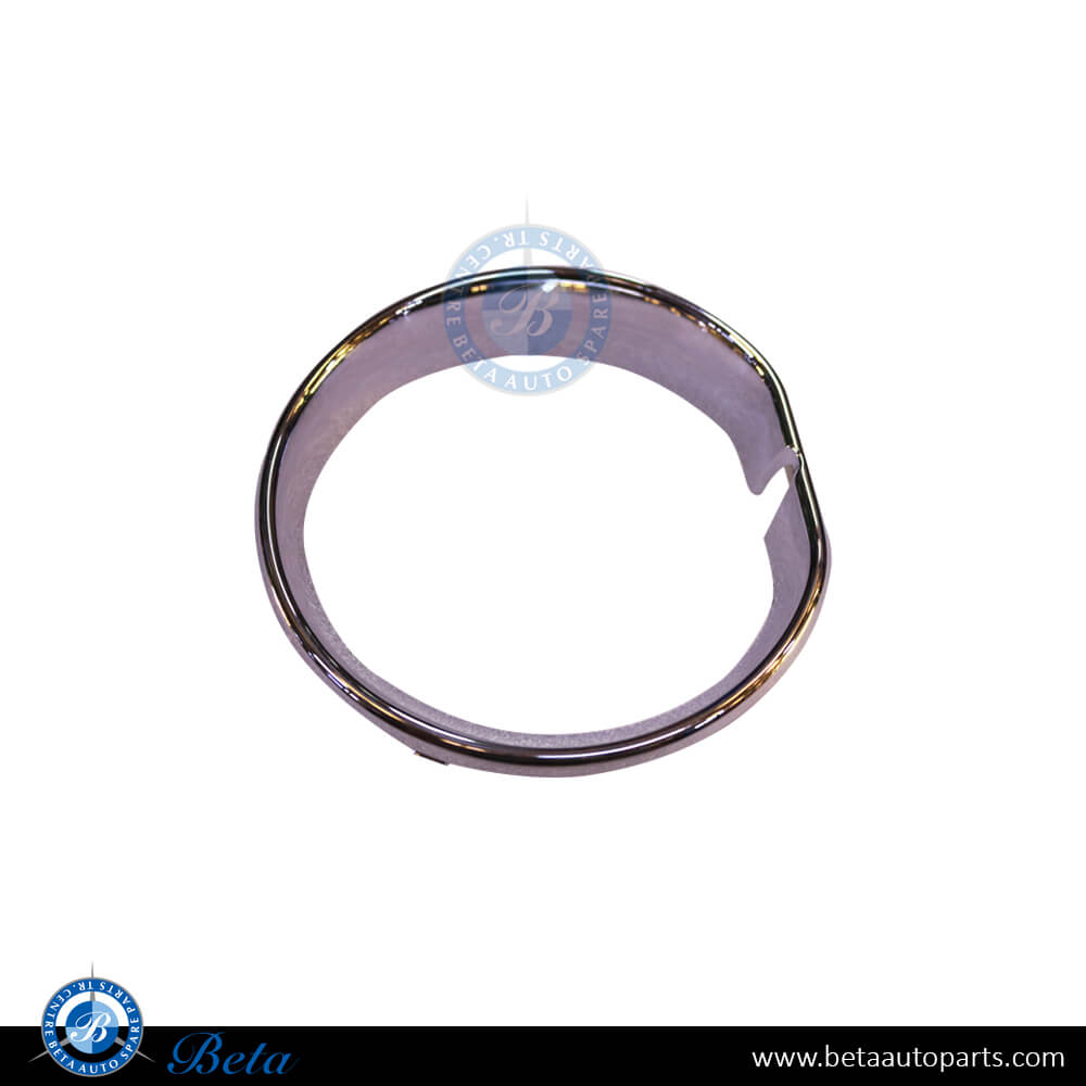 Left Side Fog Lamp Cover Moulding - Chrome for Mini Countryman 2017-2020 models, Part Number 51117405387 Left Side Fog Lamp Cover Moulding - Chrome for Mini Countryman 2017-2020 models, Part Number 51117405387